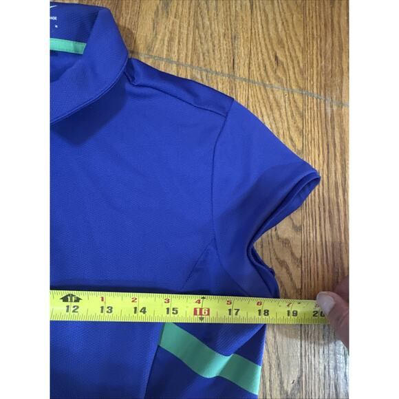 Nike Golf Tour Performance Shirt Multi Dri Fit Short Sleeve Sz M Active Retro - Picture 4 of 6